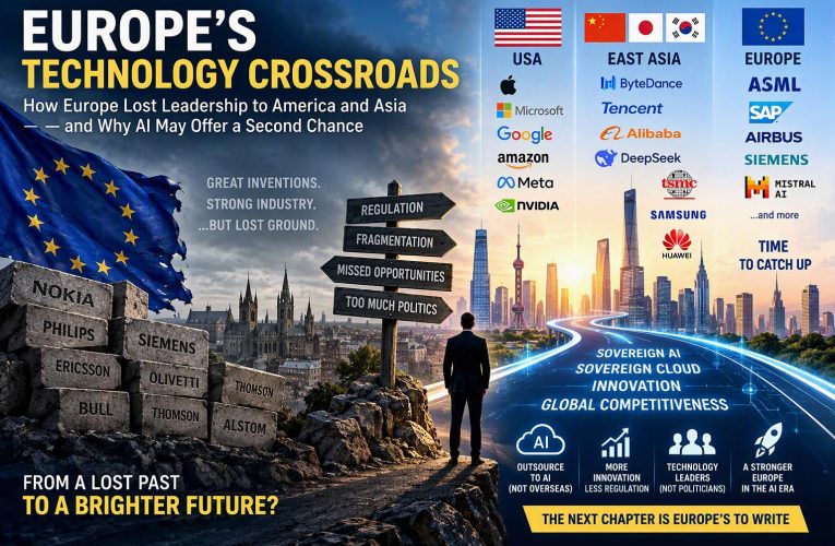 Europe’s Technology Crossroads: How Europe Lost Leadership to America and Asia